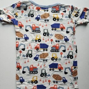 Little Sleepies Colorful Construction Print Shirt